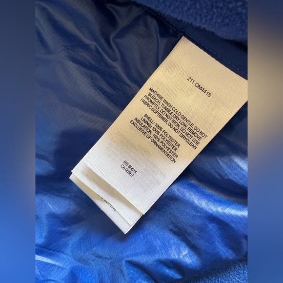 Mountain Hardwear men’s quilted blue nano puff zip jacket size XL - Picture 6 of 12